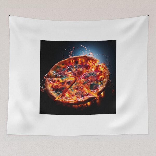 Item preview, pizza art designed and sold by nomiraclehere.