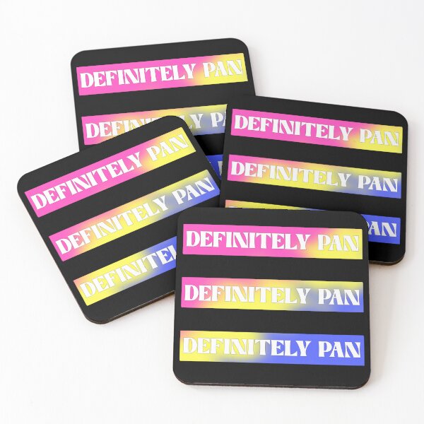 Item preview, Definitely Pan (BLACK BACKGROUND) designed and sold by Monica  O’Brien.