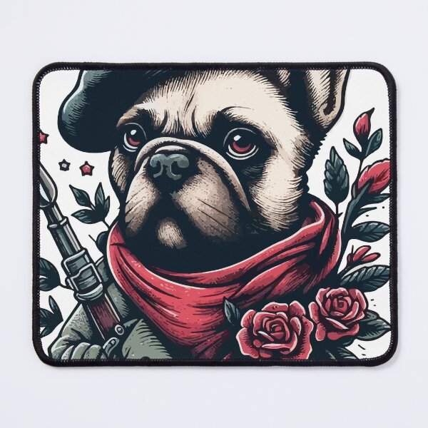 Item preview, French Bulldog/Frenchie French Revolution Les Miserables designed and sold by bjrocket89.