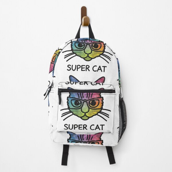 Item preview, Super cat with glasses designed and sold by BlessTheTshirt.