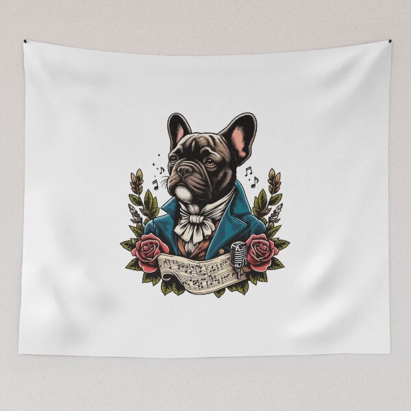 Item preview, French Bulldog/Frenchie as Jean Valjean in Les Miserables designed and sold by bjrocket89.