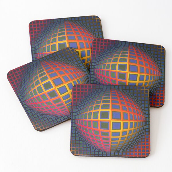 Item preview, Original Paintings by Victor Vasarely, 1906-1997, France, Op Art designed and sold by Bob-Studio.