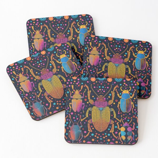 Item preview, dot beetles  designed and sold by PricklyPeanut.