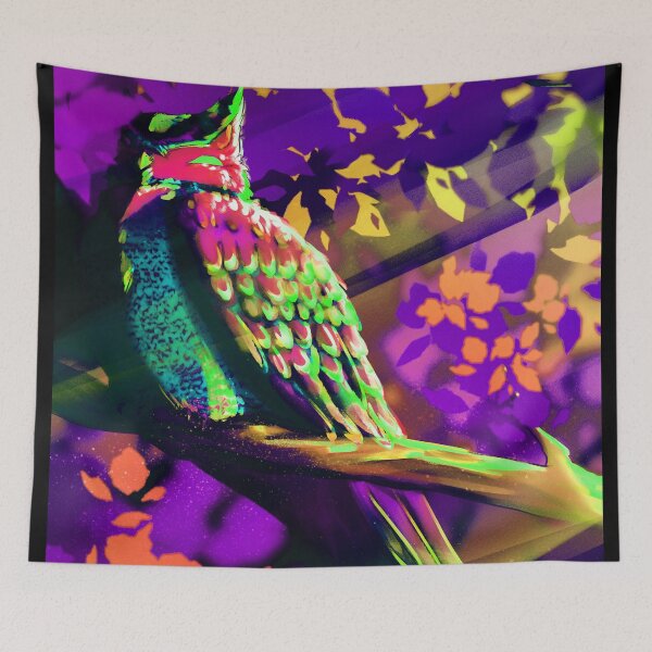Item preview, Retro Great Eared Nightjar designed and sold by VPStellar.