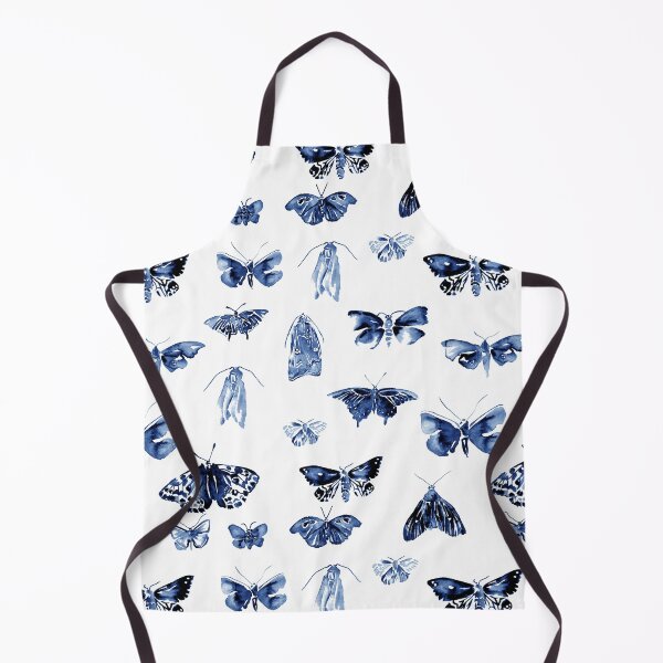 Item preview, Imogen – Midnight Blue on White designed and sold by Elizabeth Becker.