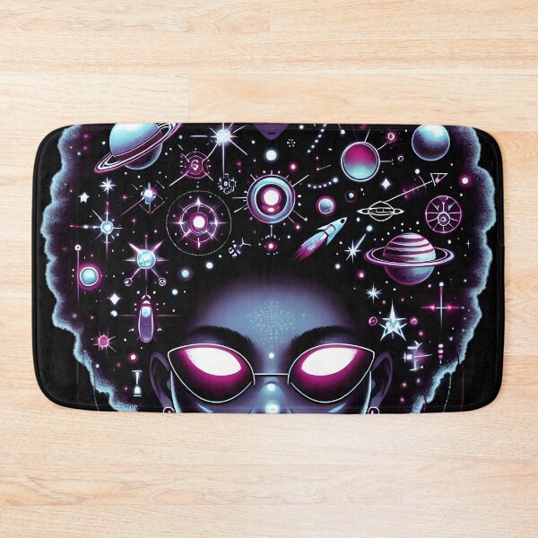Item preview, Afrofuturism Afro Girl Sci-fi designed and sold by KitonicTees.