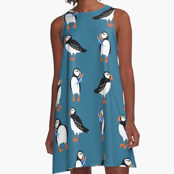 Item preview, Puffins hunting designed and sold by wolfberryshop.