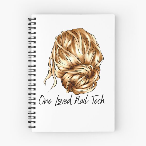 Item preview, One Loved Nail Tech Messy Bun Nail Boss Valentine designed and sold by Daoud9.