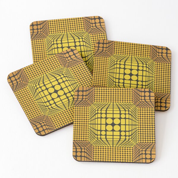 Item preview, Original Paintings by Victor Vasarely, 1906-1997, France, Op Art designed and sold by Bob-Studio.