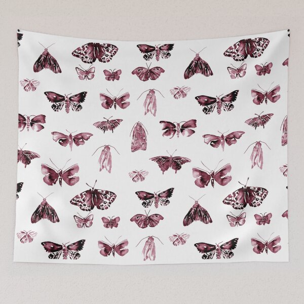 Item preview, Imogen – Burgundy on White designed and sold by Elizabeth Becker.