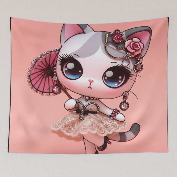 Item preview, Elegant Kitten, Wild Heart designed and sold by Gacram.
