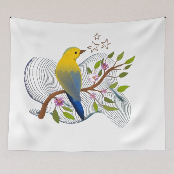 Item preview, Bird with a bouquet of flowers designed and sold by GAVE1.