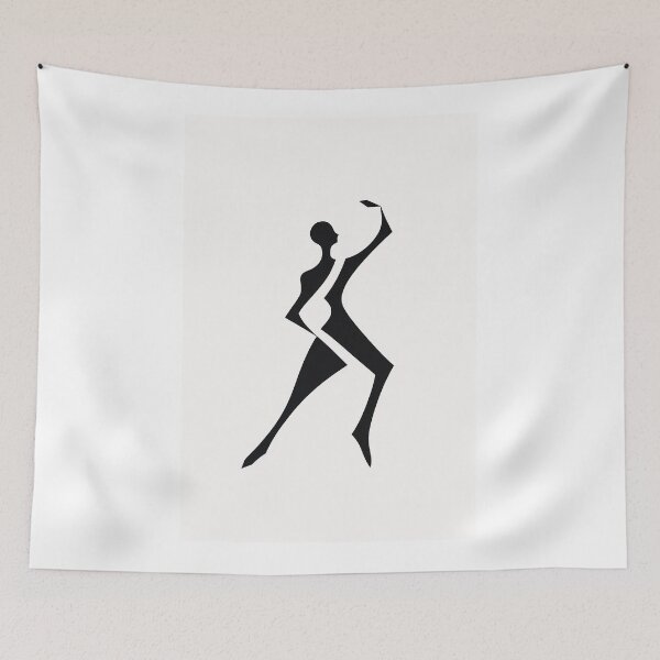 Item preview, Dancer in the abstract. Black and white image of a dancer posing designed and sold by VTcountrydigital.