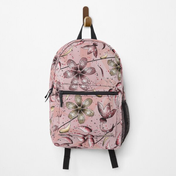 Item preview, Floral elegance: pink and white blooms on speckles designed and sold by Khaled Shaban Ali.