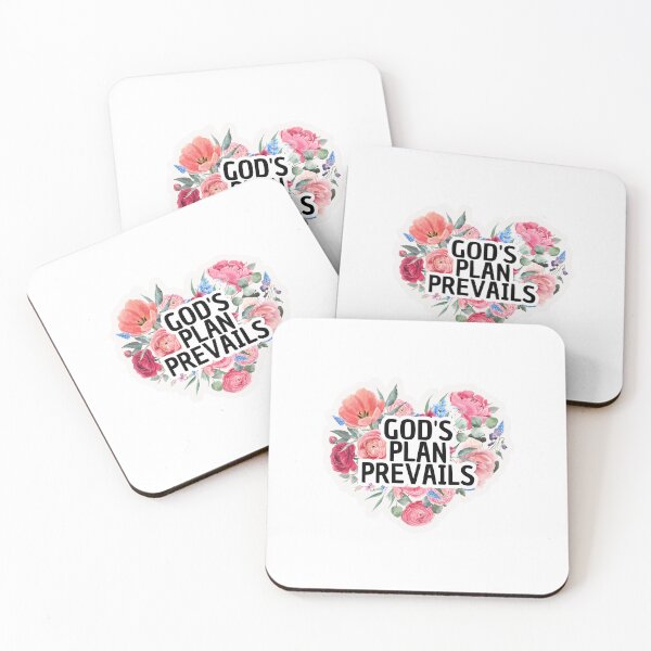 Item preview, God's Plan Prevails, Gifts with Christian quotes designed and sold by GiftedFaith.