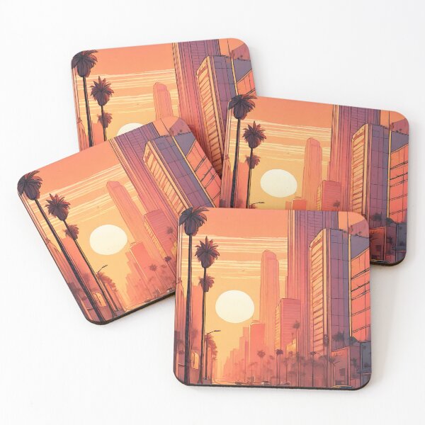 Item preview, Sunrise in Los Angeles Beautiful View designed and sold by xiaidex.
