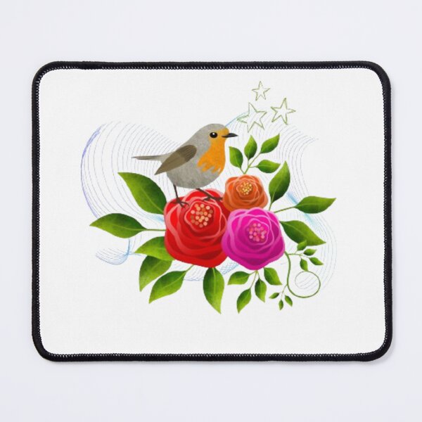 Item preview, Bird with a bouquet of flowers designed and sold by GAVE1.
