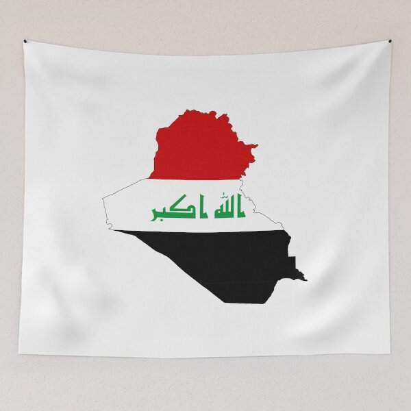 Item preview, iraq flag map designed and sold by tony4urban.