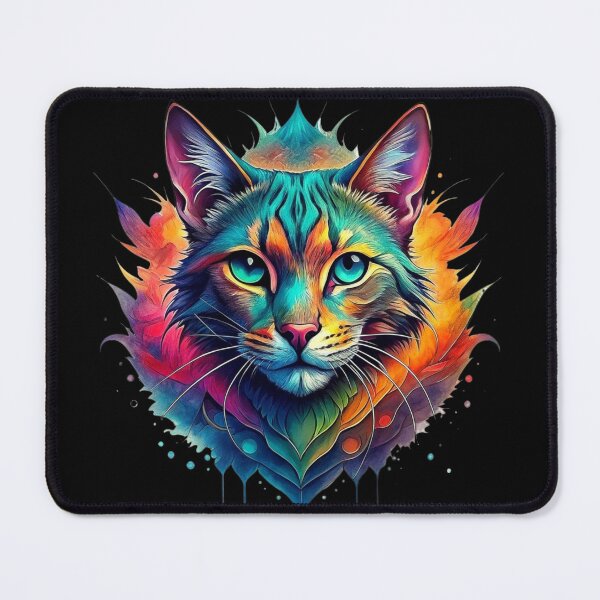 Item preview, Colorful Cute Cat Logo designed and sold by Morbaklava.