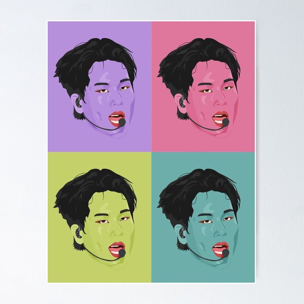Item preview, Pop art Joohoney, stage presence (colour set 1) designed and sold by PhineasSpoon.