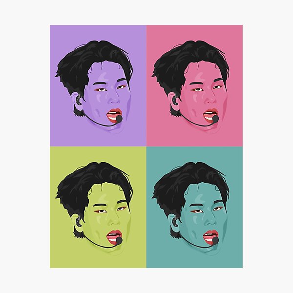 Item preview, Pop art Joohoney, stage presence (colour set 1) designed and sold by PhineasSpoon.