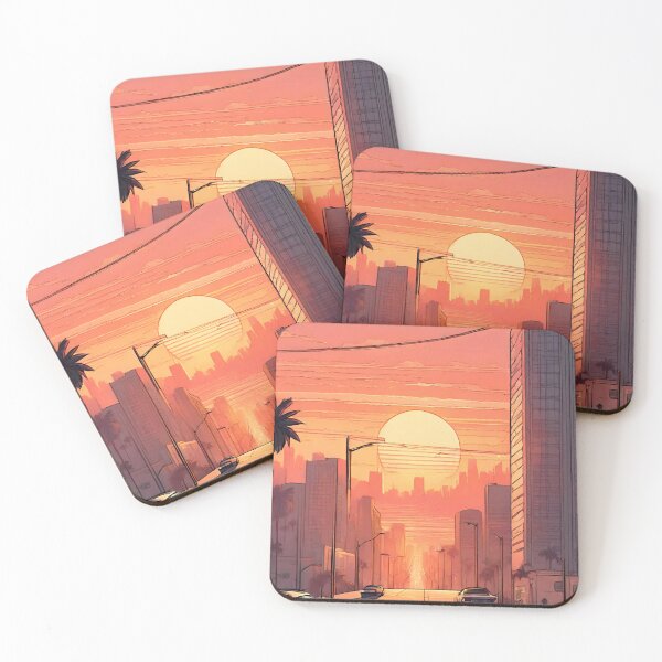 Item preview,  Sunrise in Los Angeles Beautiful View designed and sold by xiaidex.