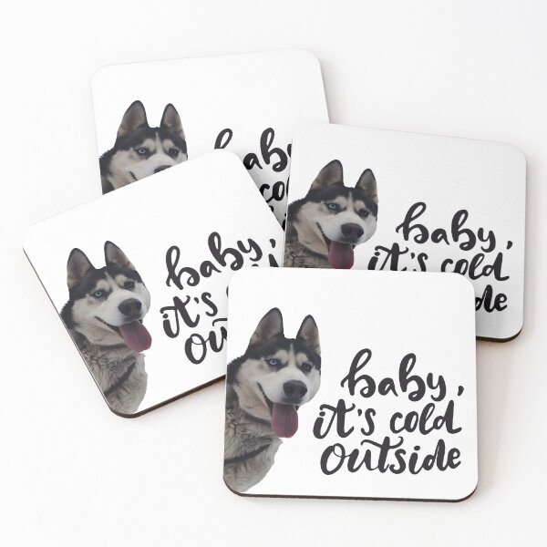 Item preview, Siberian Husky Cold Outside designed and sold by coolpixeltik.
