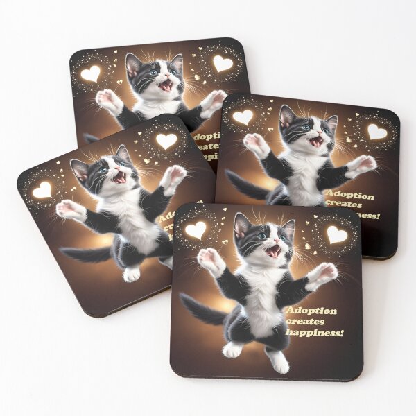 Item preview, Cute tuxedo kitten - here to bring happiness designed and sold by Lilsilverfish.