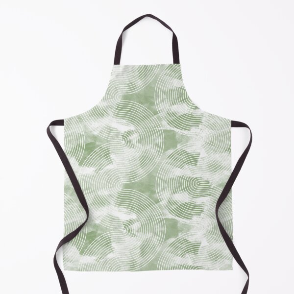 Item preview, vertical waves - white on mint green designed and sold by kobyakov.