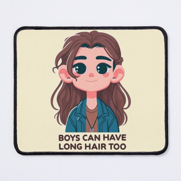 Item preview, Boys can have long hair too designed and sold by Vkinsify.