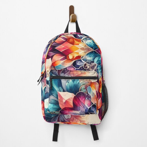 Item preview, Maximalist CGI bright crystal pattern.  designed and sold by Inkstorm-London.