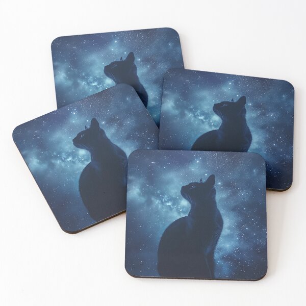 Item preview, Cosmic Feline: Minimalist Cat Silhouette designed and sold by cruzjone.