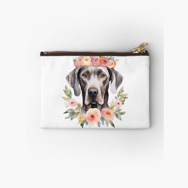 Item preview, Floral Weimaraner designed and sold by CharmStudio.