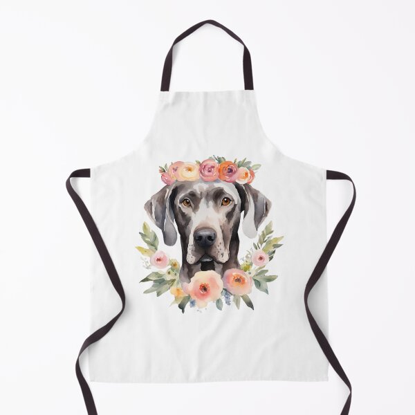 Item preview, Floral Weimaraner designed and sold by CharmStudio.