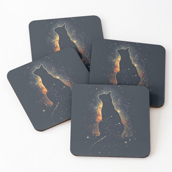 Item preview, Cosmic Feline: Minimalist Cat Silhouette designed and sold by cruzjone.