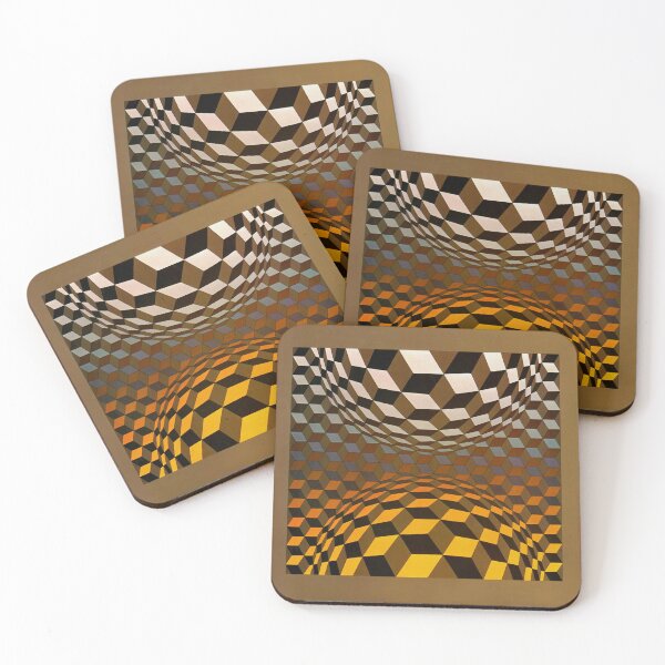 Item preview, Original Paintings by Victor Vasarely, 1906-1997, France, Op Art designed and sold by Bob-Studio.