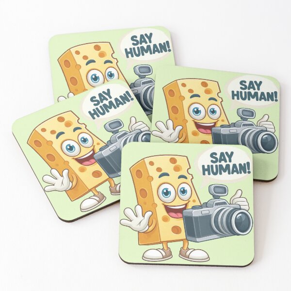 Item preview, Say human! designed and sold by Vkinsify.