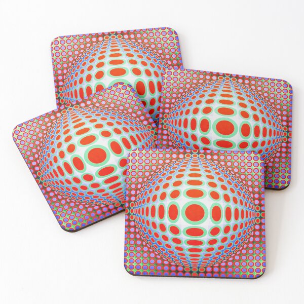 Item preview, Original Paintings by Victor Vasarely, 1906-1997, France, Op Art designed and sold by Bob-Studio.