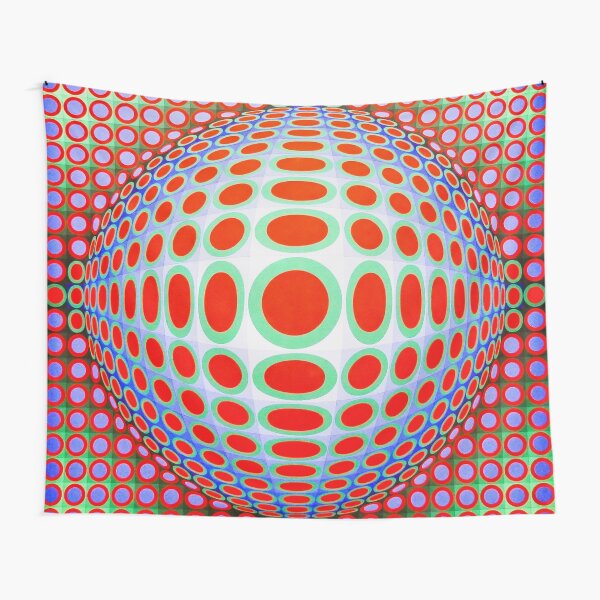 Item preview, Original Paintings by Victor Vasarely, 1906-1997, France, Op Art designed and sold by Bob-Studio.