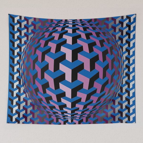 Item preview, Original Paintings by Victor Vasarely, 1906-1997, France, Op Art designed and sold by Bob-Studio.