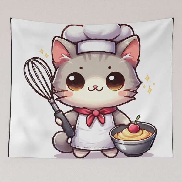 Item preview, The Feline Chef of Delights designed and sold by Gacram.
