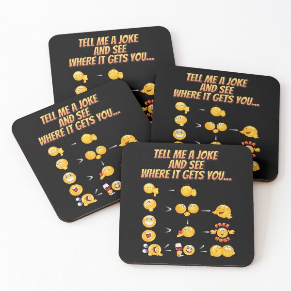 Item preview, Tell me a joke and see where it gets you? Smiley emoji  designed and sold by Vindbult.