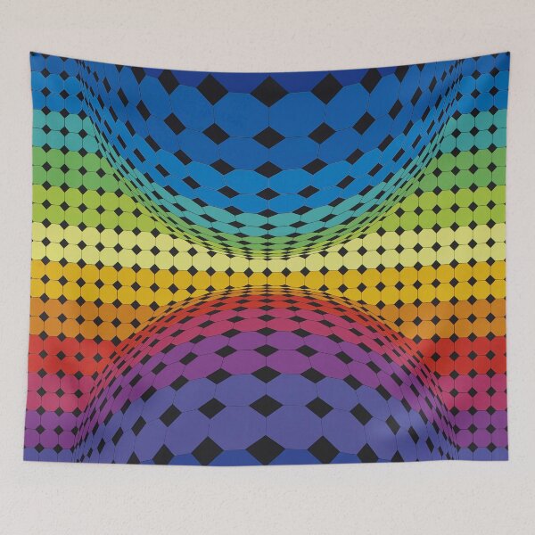 Item preview, Original Paintings by Victor Vasarely, 1906-1997, France, Op Art designed and sold by Bob-Studio.