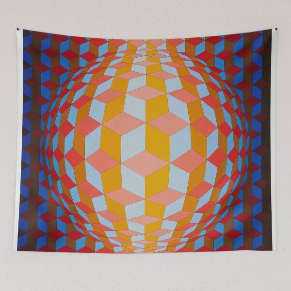 Item preview, Original Paintings by Victor Vasarely, 1906-1997, France, Op Art designed and sold by Bob-Studio.
