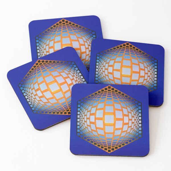 Item preview, Original Paintings by Victor Vasarely, 1906-1997, France, Op Art designed and sold by Bob-Studio.