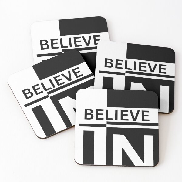 Item preview, Motivational "Believe In Yourself" Quote designed and sold by InspireeWear.