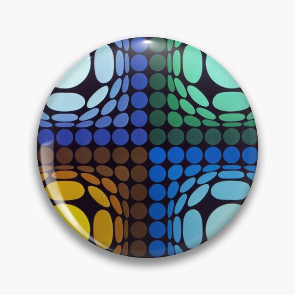 Item preview, Original Paintings by Victor Vasarely, 1906-1997, France, Op Art designed and sold by Bob-Studio.