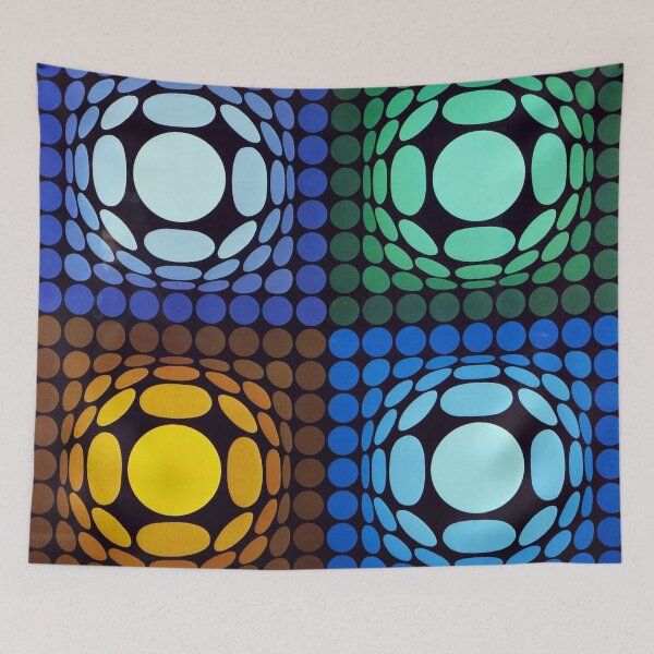 Item preview, Original Paintings by Victor Vasarely, 1906-1997, France, Op Art designed and sold by Bob-Studio.