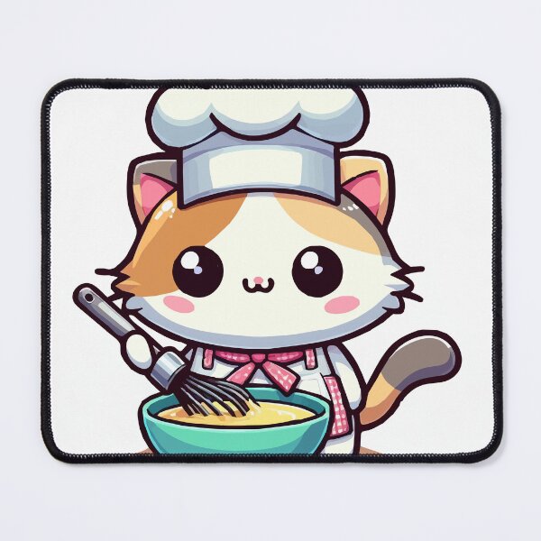 Item preview, The Inexperienced Chef Cat designed and sold by Gacram.
