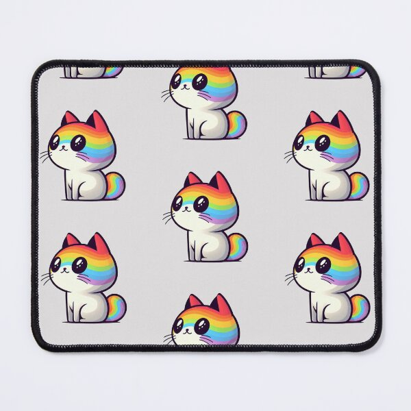 Item preview, Cartoon Rainbow Kitten designed and sold by Vkinsify.
